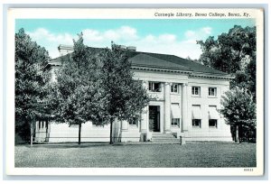 c1920's Carnegie Library Berea College Building Entrance Berea Kentucky Postcard