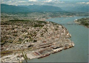 Canada British Columbia New Westminster Aerial View