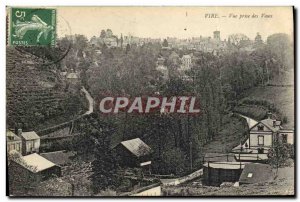 Old Postcard Vire View Taking Vaux