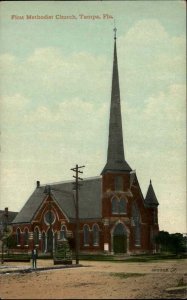 Tampa Florida FL Church 1900s-1910s Postcard