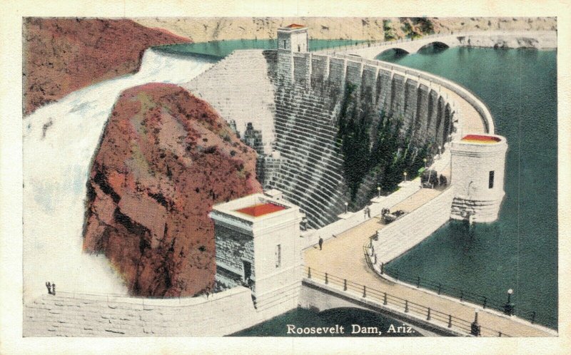 USA Roosevelt Dam Arizona Vintage Postcard 07.18 