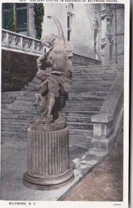 North Carolina Biltmore Ancient Statue In Grounds Of Biltmore House Curteich