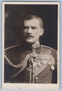 Scotland Postcard Late Sir Hector Macdonald Army General c1940's RPPC Photo