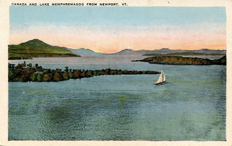 VT -  Newport. Canada and Lake Memphremagog