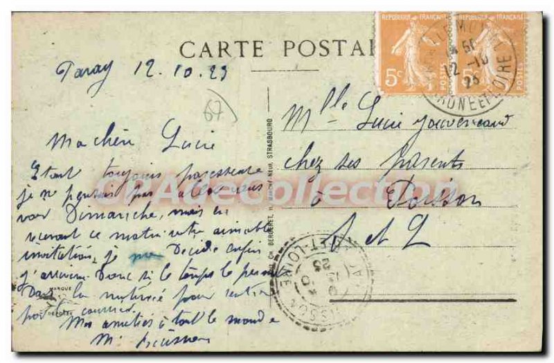 Old Postcard Obernai