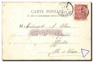 Old Postcard The Bois de Boulogne in the Autumn Park Catelan