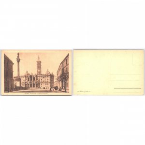 Postcard Basilica di Santa Maria Maggiore Rome Italy Architecture