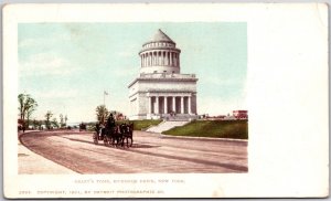 New York NY, Grant's Tomb, Riverside Drive, Horse Carriage, Roadway, Postcard