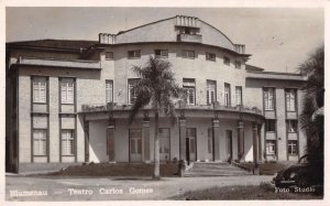 Blumenau Brazil Theatre Teatro Carlos Gomes Real Photo Non PC Back AA41275