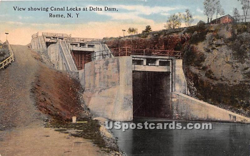 Canal Locks at Delta Dam - Rome, New York NY  