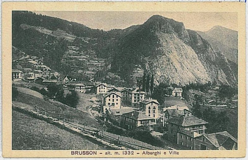 31833 AOSTA province vintage postcard - Brusson-