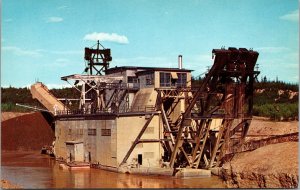 Postcard Gold Dredge near Fairbanks, Alaska~811