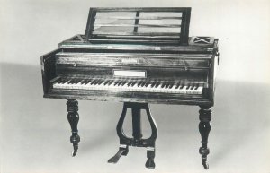 Postcard Europe Hungary Budapest Magyar Nemzeti muzeum Beethoven zongora a piano 