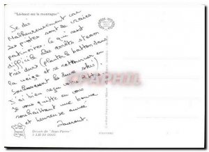 Modern Postcard The high mountain A good skier must