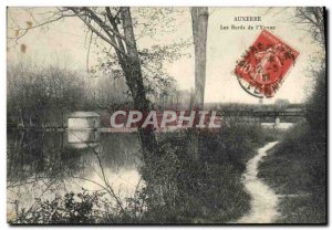 Old Postcard Auxerre Les Bords de L & # 39Yonne