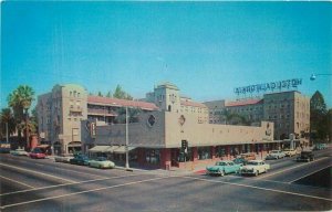 California San Bernardino Hotel autos roadside Randolph Dexter Postcard 22-5565