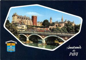 BR15480 Pau Le Chateau et le Gare  france