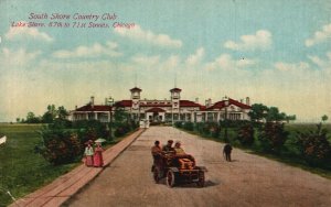 Vintage Postcard 1911 South Shore Country Club Roadways Lake Shore Chicago ILL