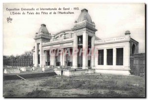 Old Postcard Ghent Universal and International Exhibition The Palace of Entre...