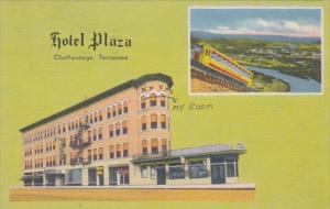 Tennessee Chattanooga Hotel Plaza 1955