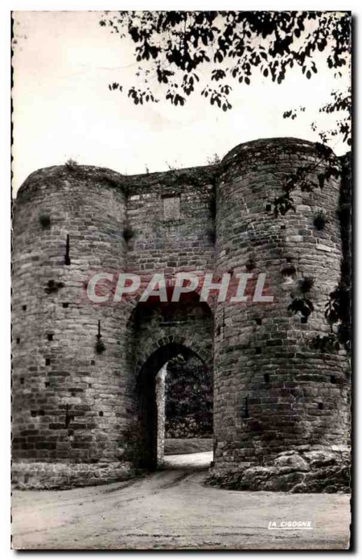 Old Postcard Dinan Ramparts Gate Bank