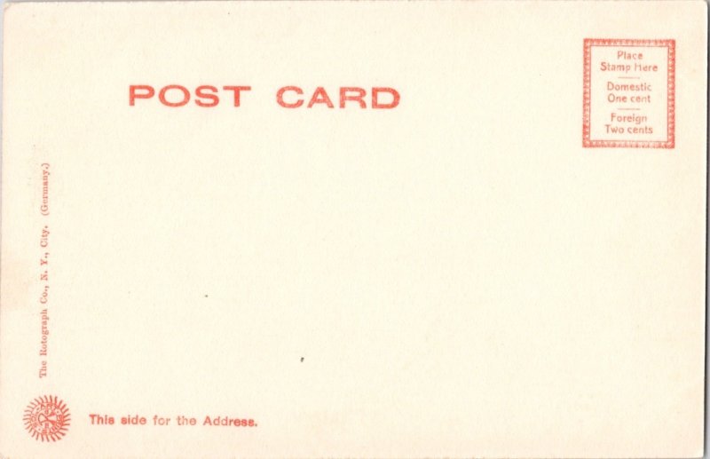 1905 Salem Massachusetts Railroad station Postcard Rotograph Co.