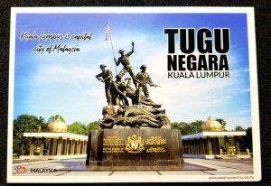 [AG] P193 Malaysia National Monument Tugu Negara Tourism Military (postcard *New