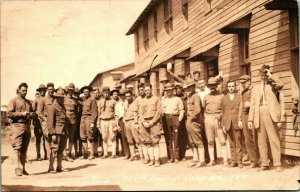 RPPC 309th Infantry Company F at Camp Dix New Jersey NJ 1904-18 Postcard UNP C9