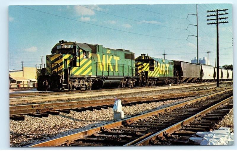 *B61 Missouri Kansas Texas Railroad Katy Freight Train Fort Worth Texas Postcard