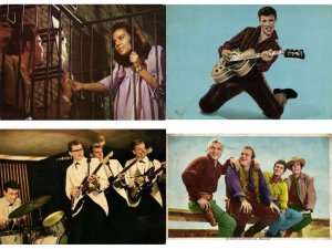 SINGERS ROCK Music 50 Vintage Entertainment Postcards pre-1980 (L6577)