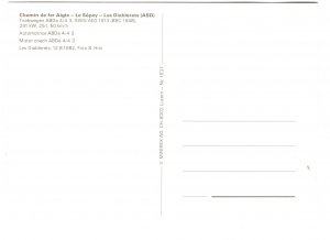 Motor Coach Train, Le Sepey, Switzerland
