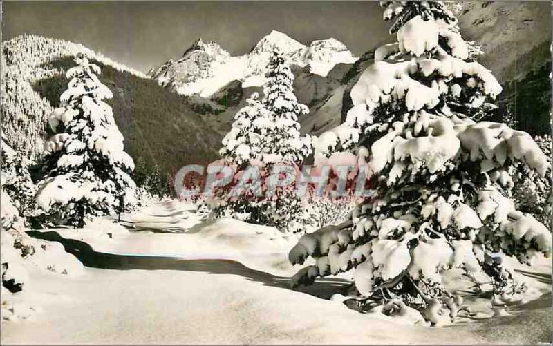  Modern Postcard Winterlandschaft EIB Kandersteg