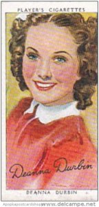 Player Cigarette Card Film Stars 3rd Series No 12 Deanna Durbin