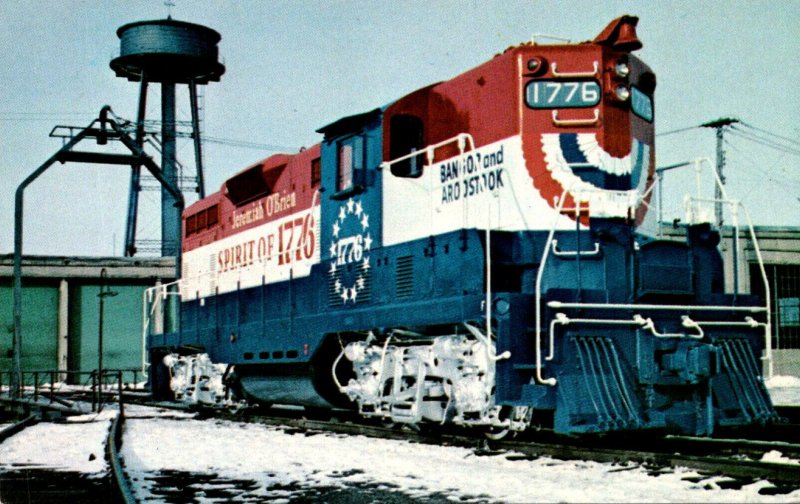 Trains Bangor and Aroostook Railroad Locomotive Nuber 1776