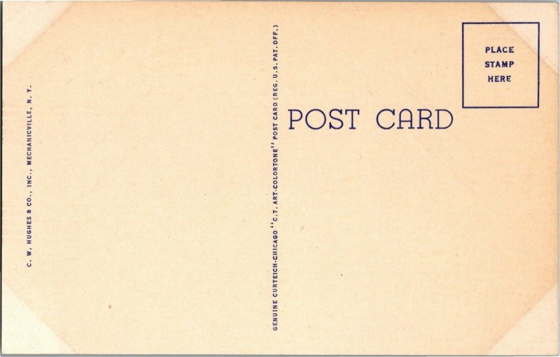 Aerial View Country Club, Rutland VT Golf Course Vintage Postcard V14