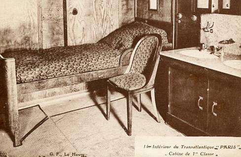 Transatlantique - Paris, First Class Cabin