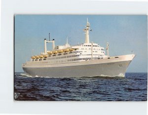 Postcard Flagship Rotterdam, Holland-America Line