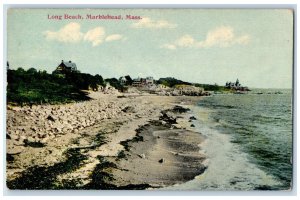 1912 Long Beach Coastal Buildings Marblehead Massachusetts MA Posted Postcard 