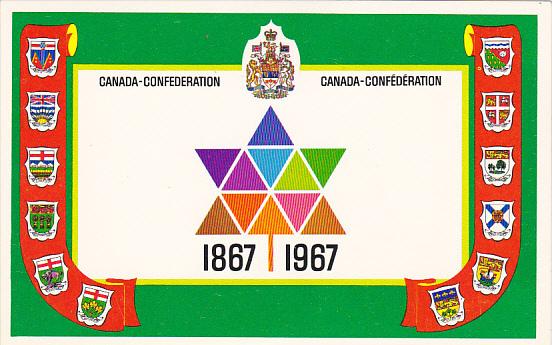 Canada Confederation 1867-1967 Prime Ministers Crests