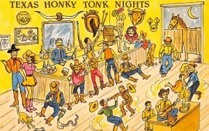 Honky Tonk Nights Saturday Night - Comic, Texas TX  