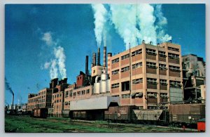 Railroad Locomotive Train Postcard - PRR Pennsylvania Railroad - Pekin, Illinois