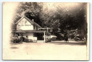 c1910 VALLEY GREEN INN WISSAHICKON DRIVE PHILADELPHIA PA RPPC POSTCARD P3886