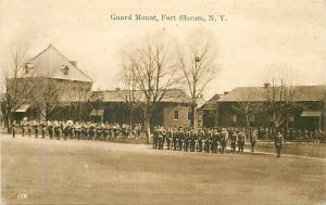 Military, NY, Fort Slocum, New York, Guard Mount, Italia Art No. 118
