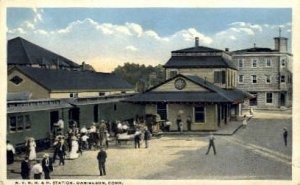 N.Y. N.H. and H. Station, Danielson, Connecticut CT, USA Railroad Train Depot...