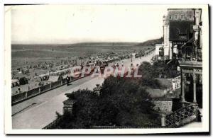 Old Postcard Cabourg La Digue Promenade