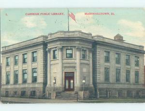 Divided Back LIBRARY SCENE Marshalltown Iowa IA hs2907