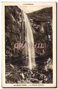 Old Postcard Le Mont Dore La Grande Cascade