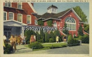 Baptist Church, Mars Hill College in Mars Hill, North Carolina