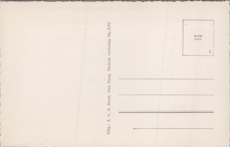 Netherlands Scheveningen Boulevard RPPC B255