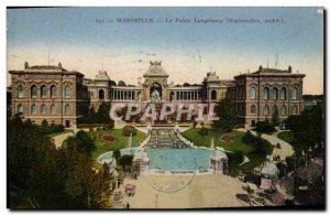 Old Postcard Marseille Palais Longchamp